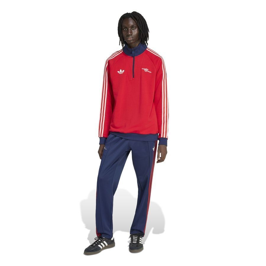 Arsenal Track Top OG Half Zip - Better Scarlet - Men's-SoccerKits Hub | Buy Soccer Jerseys Online